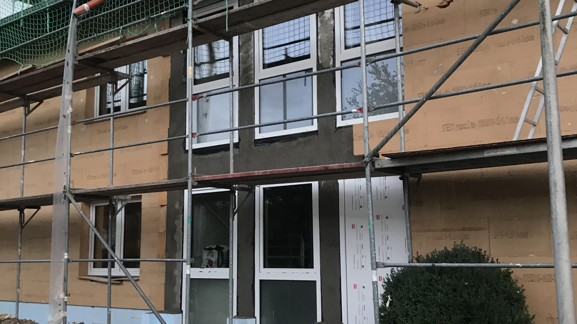 Außendämmung mit Holzweichfaserplatten